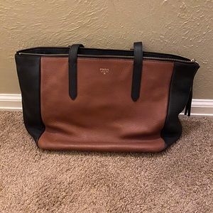 Fossil two tone tote/purse/bag